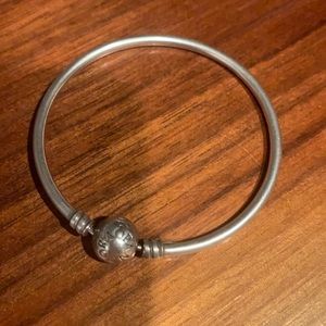 Silver Pandora Charm Bangle